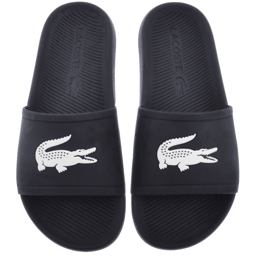 Alternative Image for ProductLacoste Croco Sliders Navy1